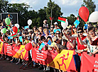 Flame of Peace torch relay of 2nd European Games reaches Gomel