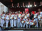 Flame of Peace torch relay of 2nd European Games reaches Gomel