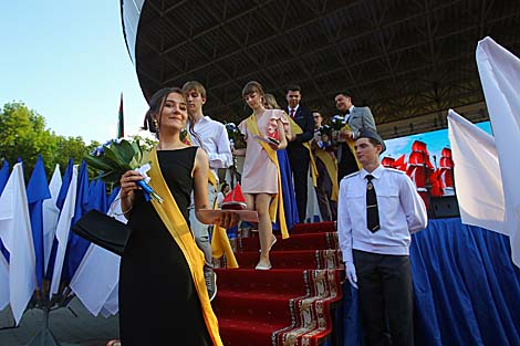 Scarlet Sails festival in Brest 