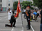 Graduation party at Minsk Suvorov Military School 