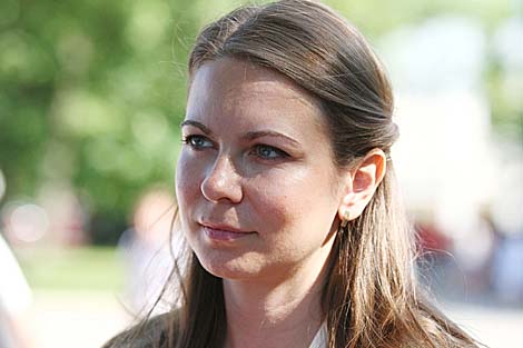 Secretary of the BRSM Central Committee Aleksandra Goncharova