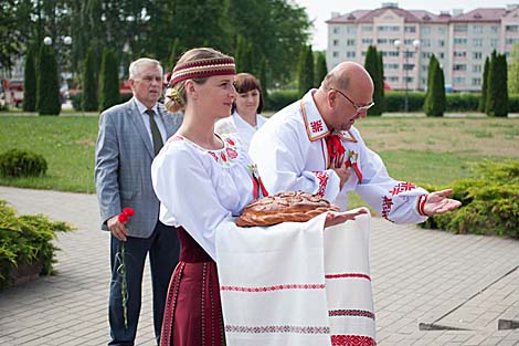 Youth Marathon “75” arrives in Ostrovets 