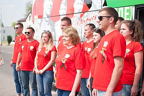 Youth Marathon “75” arrives in Ostrovets 