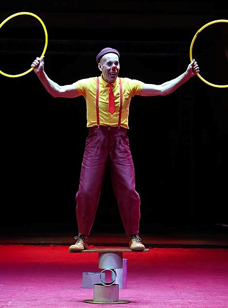Заслуженный артист Украины клоун Константин Герасименко