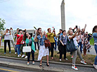 European Games Flame of Peace at the finish line: Grandiose welcome in Minsk