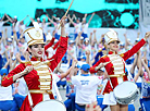 European Games Flame of Peace at the finish line: Grandiose welcome in Minsk