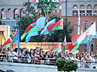 European Games Flame of Peace at the finish line: Grandiose welcome in Minsk