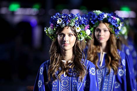 European Games Flame of Peace at the finish line: Grandiose welcome in Minsk