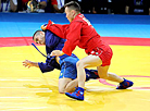 The qualifying phase of the sambo event