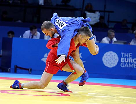 The qualifying phase of the sambo event