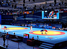 The qualifying phase of the sambo event