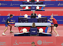 明斯克第二届欧洲运动会：乒乓球