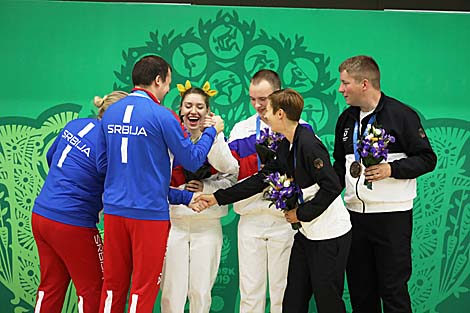 Российские стрелки Виталина Бацарашкина и Артем Черноусов стали первыми чемпионами II Европейских игр
