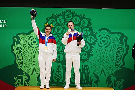 Российские стрелки Виталина Бацарашкина и Артем Черноусов стали первыми чемпионами II Европейских игр