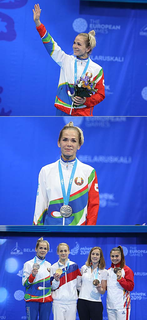 Anastasia Arkhipava took silver in Women’s - 56 kg