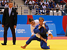 Majlinda Kelmendi (Kosovo) and Natalia Kuziutina (Russia) – women’s 52 kg