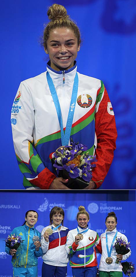 Белорусская спортсменка Анфиса Копаева (весовая категория – 48 кг) заняла третье место