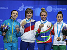 白罗斯运动员安菲萨•科帕耶娃（48公斤级）赢获得第三名