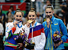 Katsiaryna Halkina, Dina Averina and Vlada Nikolchenko