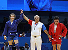 Belarus' wrestler Vera Harelikava clinches gold at 2nd European Games