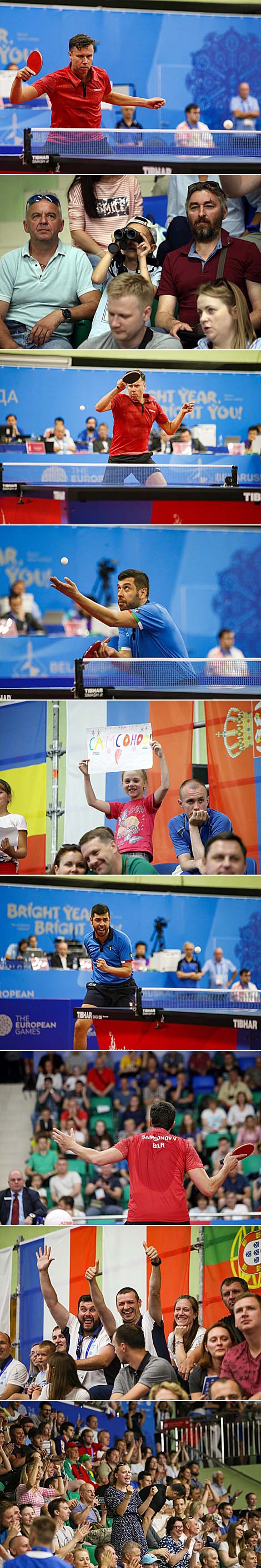 Vladimir Samsonov (Belarus) and Niagol Stoyanov (Italy)