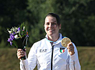 第二届欧运会碟靶射击在女子中产生的胜利者是来自意大利的西尔凡娜•斯坦克