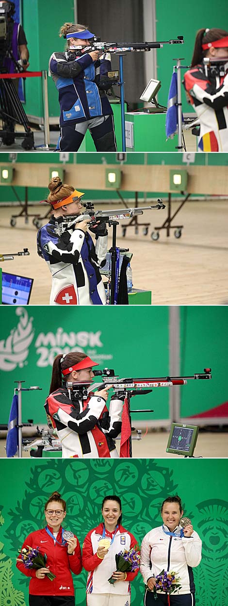 Laura-Georgeta Coman (Romania) clinched gold, Nina Christen (Switzerland) - silver and Nikola Mazurova (Czech Republic) bronze