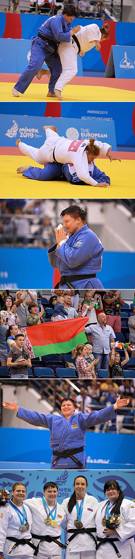 Belarus' Maryna Slutskaya wins judo gold at 2nd European Games