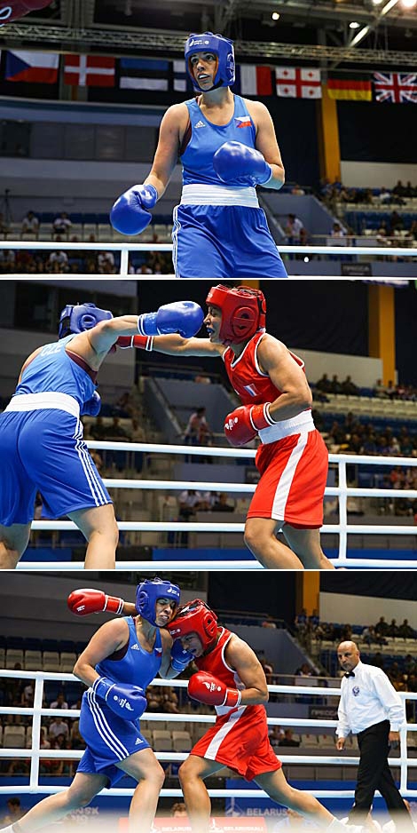 Emilie Sonvico (France) and Martina Schmoranzova (Czech Republic)