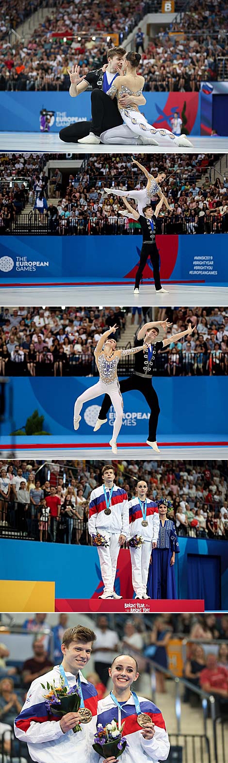 Tatyana Konakova and Grigorii Shikhaleev (Russia) won bronze medal