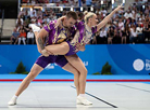 Andreea Bogati and Dacian Nicolae Barna (Romania) won silver medal