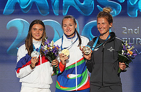 Awards ceremony at Minsk 2019 fan zone