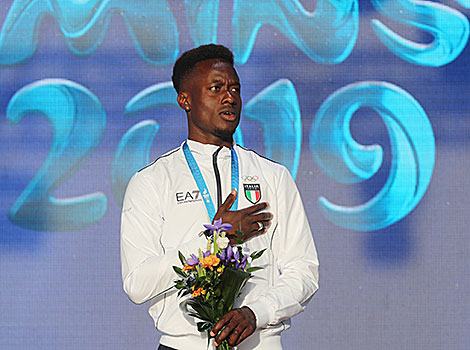 Awards ceremony at Minsk 2019 fan zone