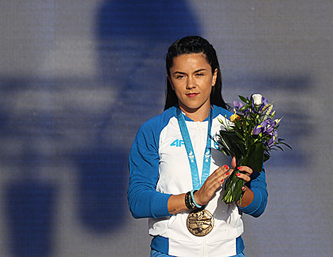 Awards ceremony at Minsk 2019 fan zone