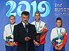 Awards ceremony at Minsk 2019 fan zone