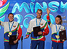 Awards ceremony at Minsk 2019 fan zone