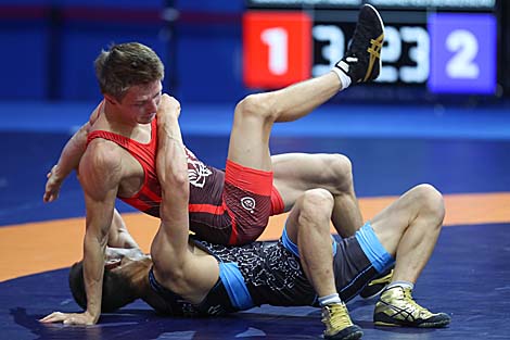Taras Markovych (Ukraine) and Uladzislau Andreyeu (Belarus)