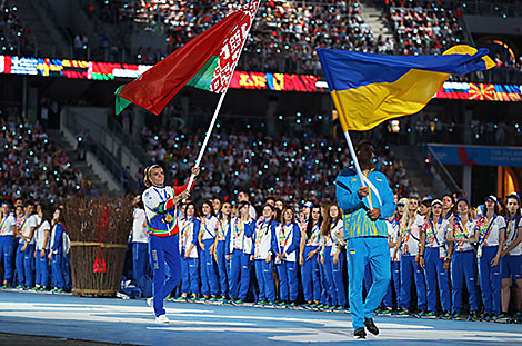 Церемония закрытия II Европейских игр в Минске