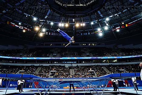 II Европейские игры в Минске: прыжки на батуте