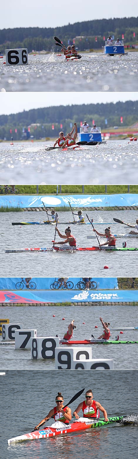 Volha Khudzenka and Maryna Litvinchuk (Belarus)