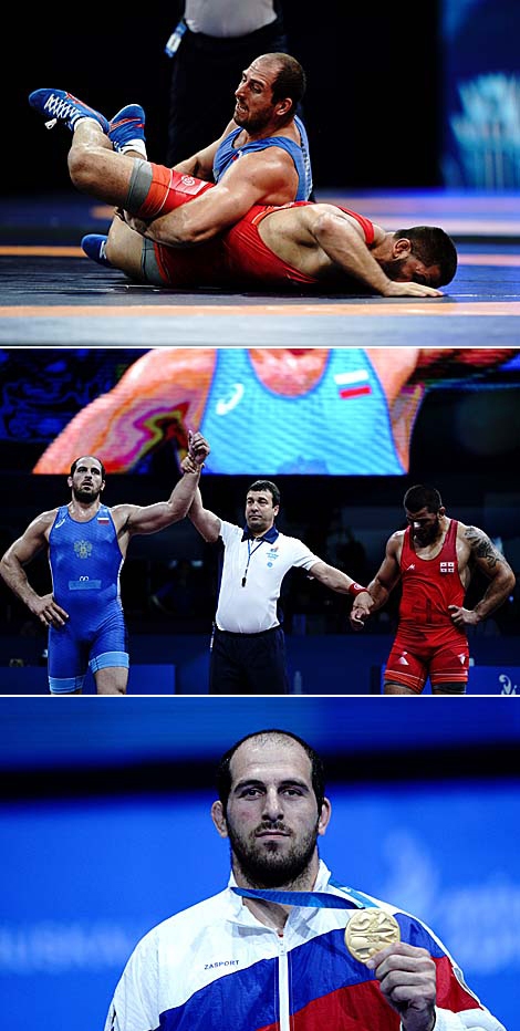 Anzor Khizriev (Russia) and Givi Matcharashvili (Georgia)