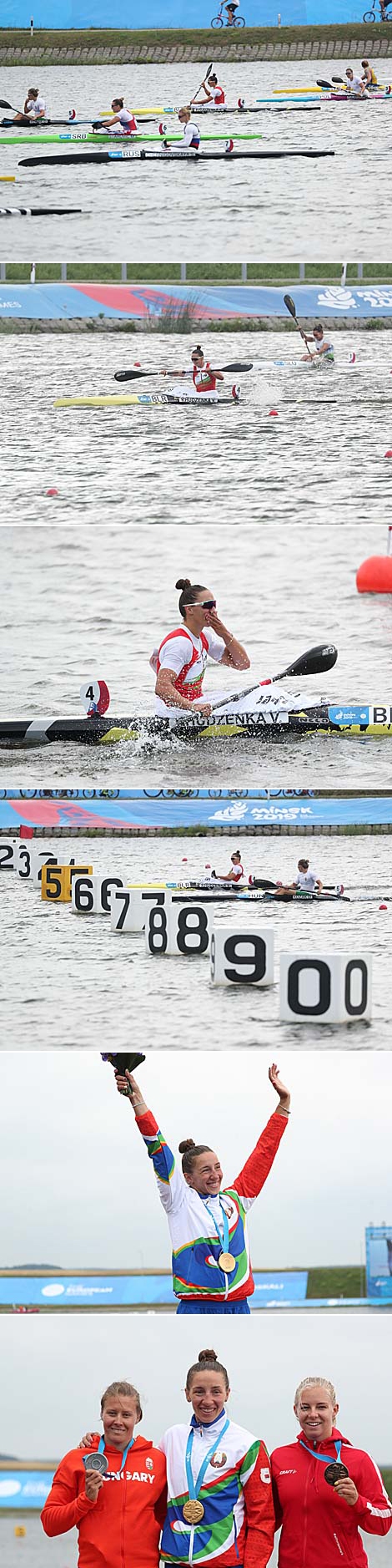 Belarus' Volha Khudzenka secures champion title in Women's K1 500m