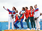 Belarus' Nadzeya Makarchanka and Volha Klimava won the Women's C2 500m silver at the 2nd European Games 2019