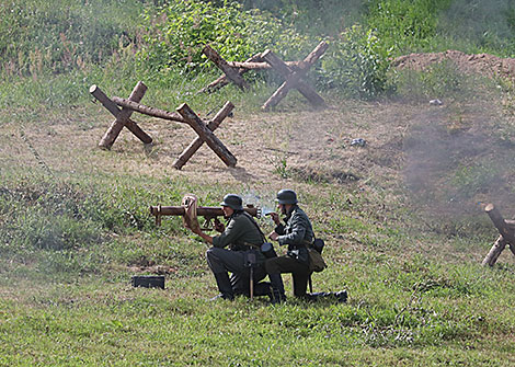 Historical reenactment of Vitebsk’s liberation from the Nazi invaders