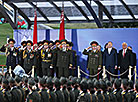 Alexandr Lukashenko at the parade to mark Belarus’ Independence Day