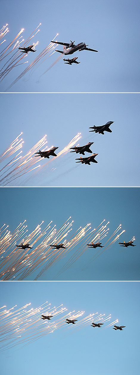 Solemn parade in honor of Independence Day in Minsk