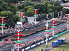 Solemn parade in honor of Independence Day in Minsk