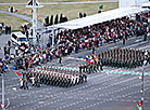 Solemn parade in honor of Independence Day in Minsk