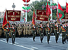 Solemn parade in honor of Independence Day in Minsk