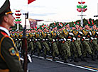 Solemn parade in honor of Independence Day in Minsk